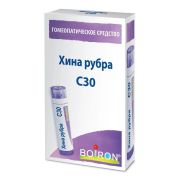 ХИНА РУБРА C30 ГОМЕОПАТ МОНОКОМП ПРЕПАРАТ РАСТИТ ПРОИСХОЖД 4,0 ГРАНУЛЫ