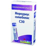 МЕРКУРИУС СОЛЮБИЛИС С30 ГОМЕОПАТ МОНОКОМП ПРЕПАРАТ ЖИВОТН ПРОИСХОЖД 4,0 ГРАНУЛЫ ГОМЕОПАТ