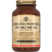 Солгар холин-инозитол 500мг/500мг капс. 1040мг №100