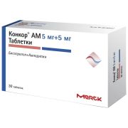 Конкор АМ таб. 5мг+5мг №30