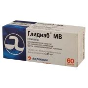 Глидиаб МВ таб.модиф.высвоб. 30мг №60