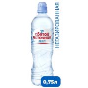 Вода минеральная Святой источник 750мл (б/газ спорт)