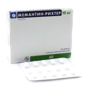 Мемантин-Рихтер таб. п.п.о. 10мг №60